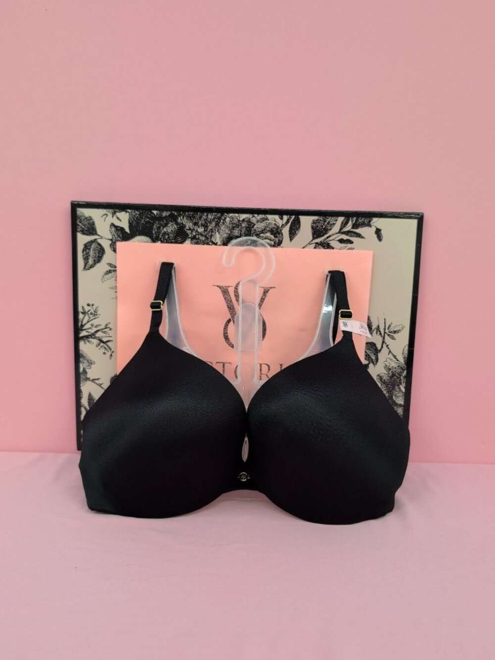 Victoria Secret Very Sexy So Obsessed Smooth Underwire Push Up Bra 36D Black